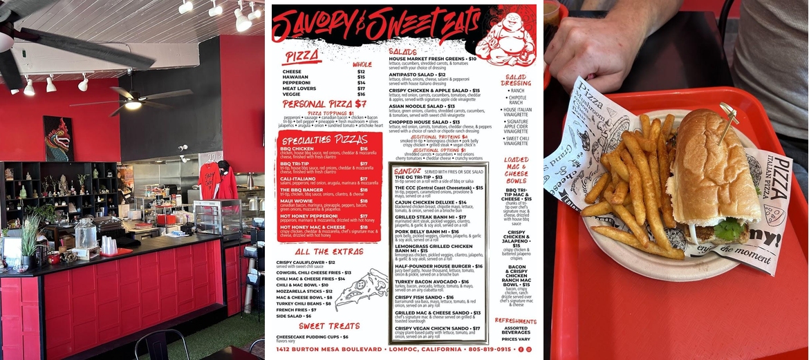 Savory & Sweet Eats Menu